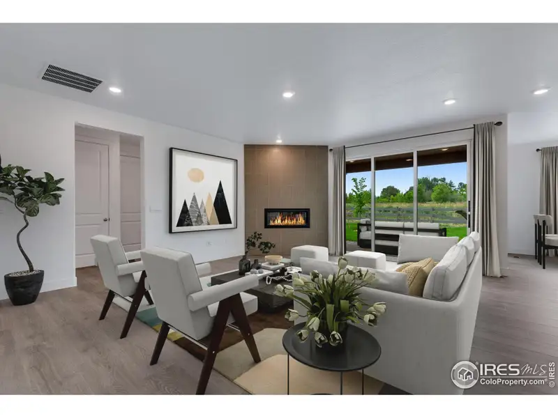 Furnished interior view inside a new home in Vantage, Berthoud (Image 12).