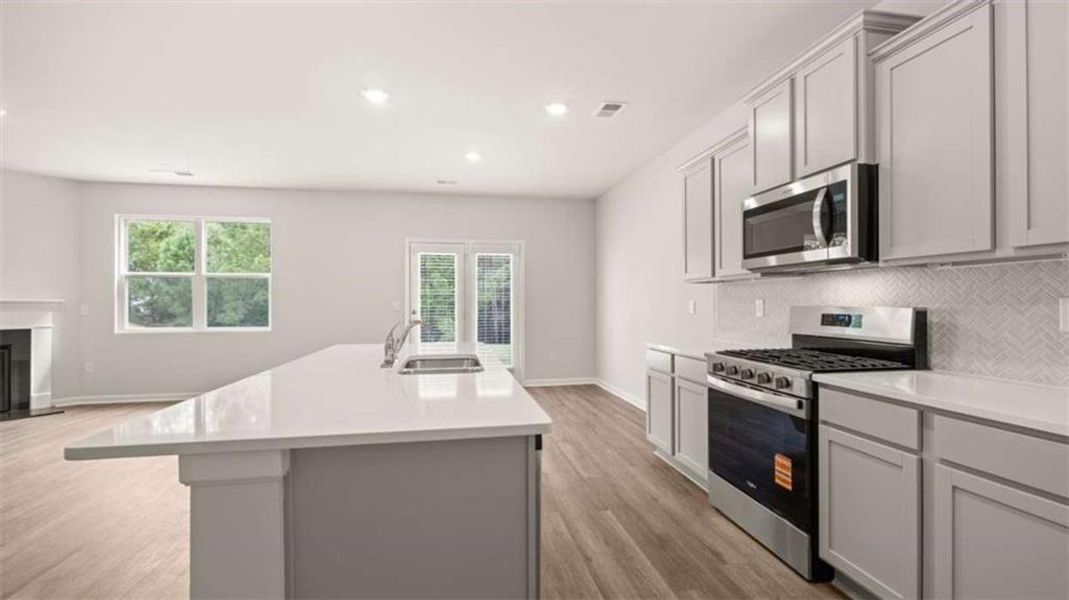 Furnished interior view inside a new home in Cedar Ridge - Locust Grove Station, Locust Grove (Image 6).