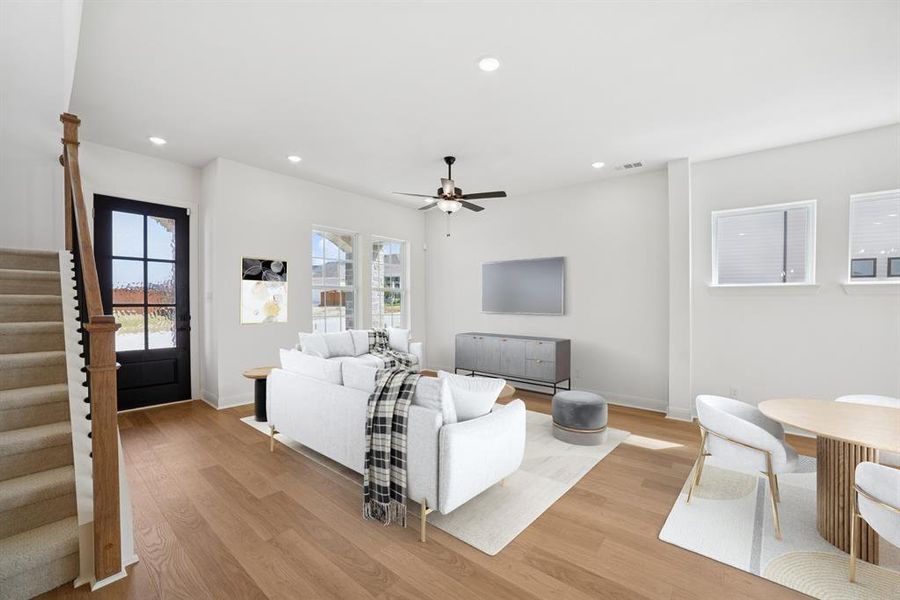 Furnished interior view inside a new home in Walsh Cottage, Annetta North (Image 11).