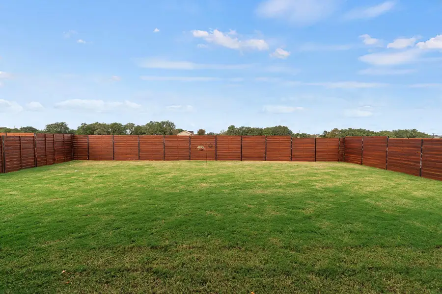View of fenced backyard View of fenced backyard