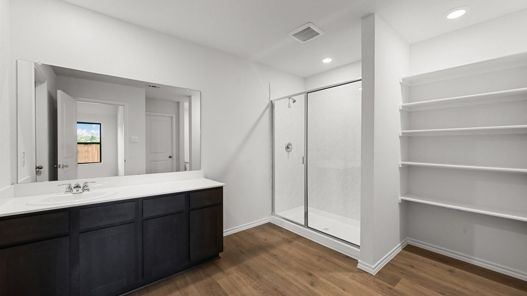 Representative furnished interior of a home built from the Holden by D.R. Horton in Waverly Estates, Josephine (Image 5).