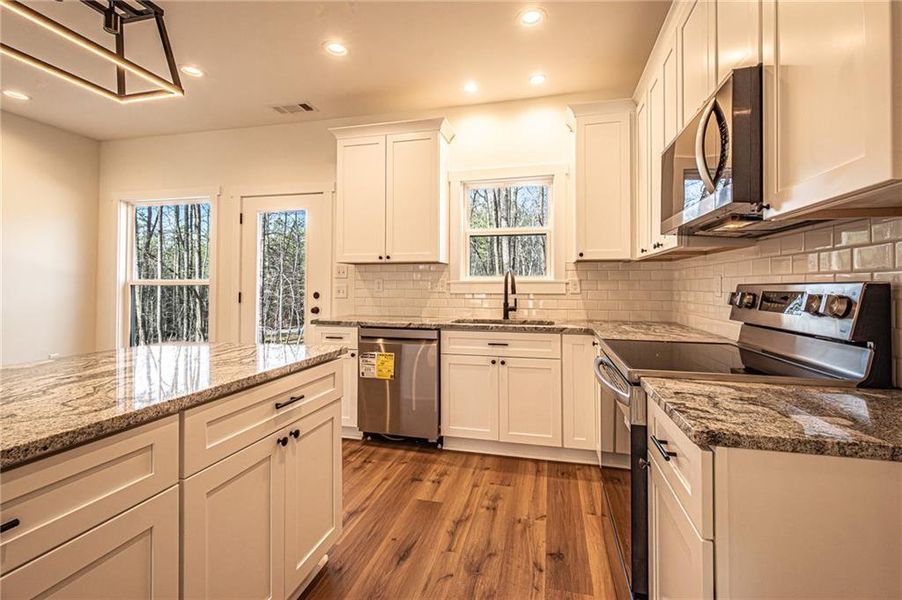 Furnished interior view inside a new home in , Dawsonville (Image 7). Furnished interior view inside a new home in , Dawsonville (Image 7).