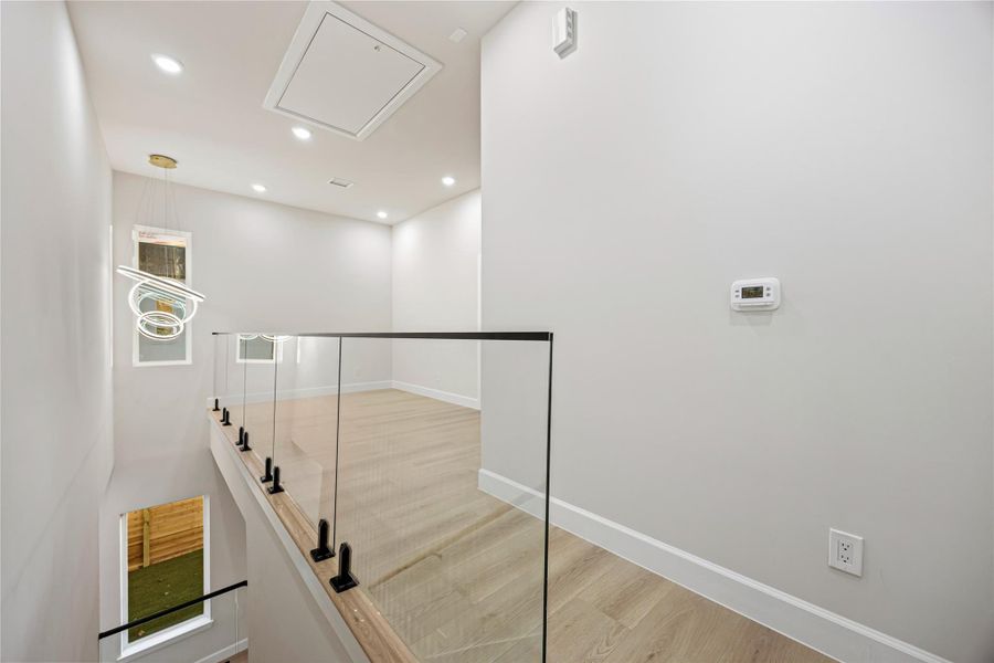 Stair way and Flex room