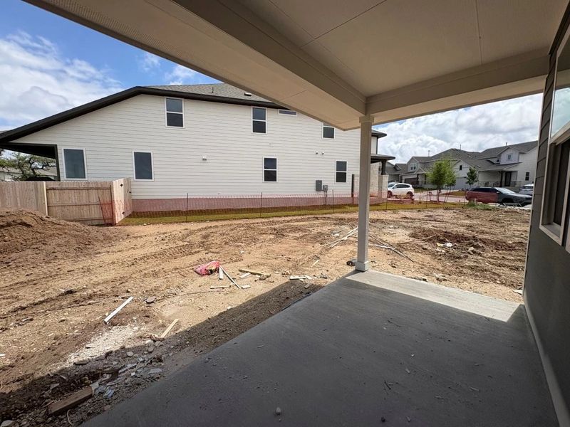 Covered Back Patio