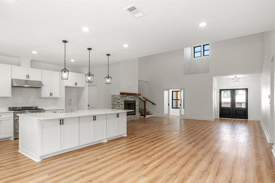 Furnished interior view inside a new home in , Mabank (Image 8).