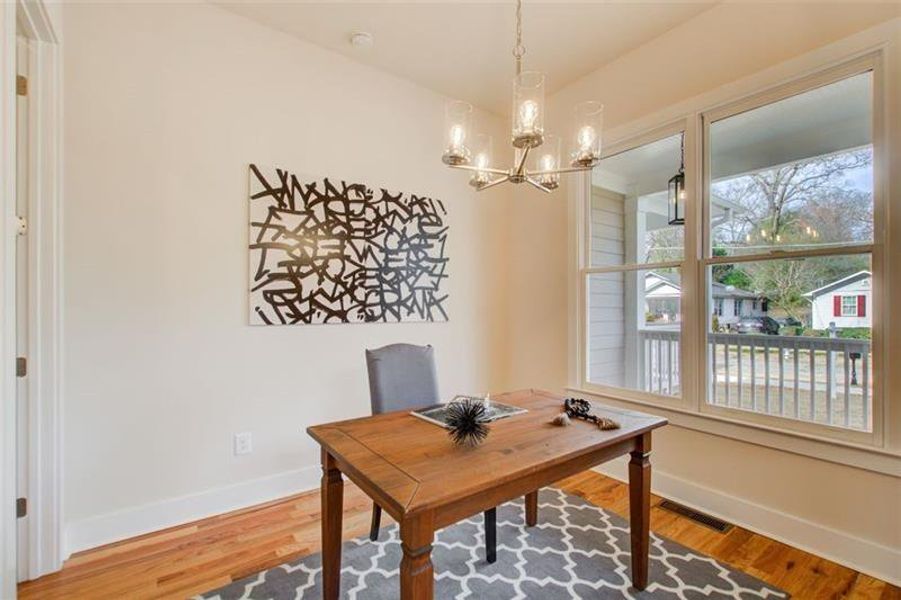 Furnished interior view inside a new home in , Atlanta (Image 28).