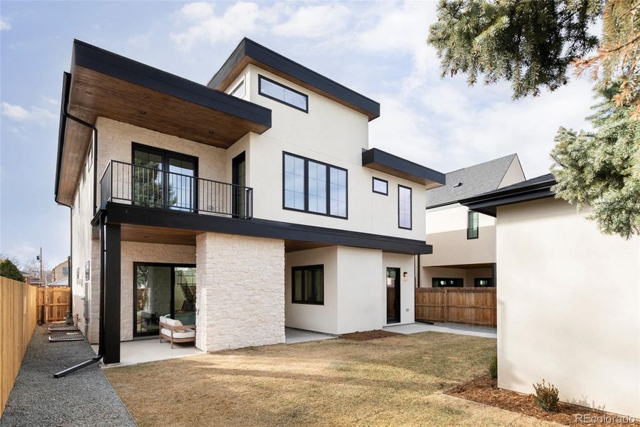 Exterior details and patio area of a home in , Denver (Image 26). Exterior details and patio area of a home in , Denver (Image 26).