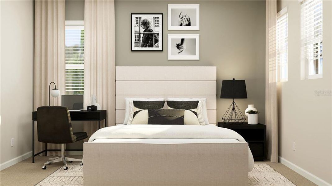 Furnished interior view inside a new home in Waterstone: Estate II Collection, Groveland (Image 16).