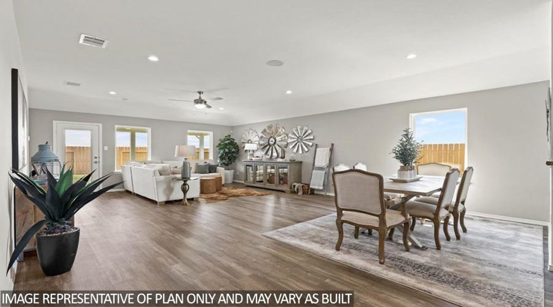 Furnished interior view inside a new home in Porters Mill, New Caney (Image 16).