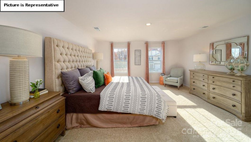 Furnished interior view inside a new home in Lakeshore at Windstone, Mooresville (Image 21).