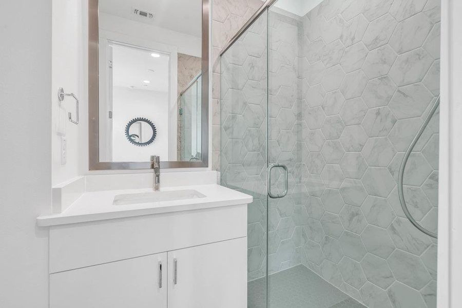 Furnished interior view inside a new home in Bluebonnet Lofts, Austin (Image 16).