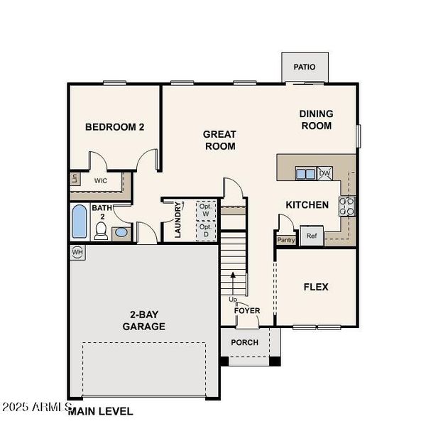 Sage Main Level Floor Plan Sage Main Level Floor Plan