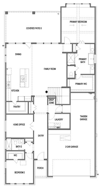 2D floor plan layout of this home in Blackhawk, Pflugerville, TX (Image 2). 2D floor plan layout of this home in Blackhawk, Pflugerville, TX (Image 2).