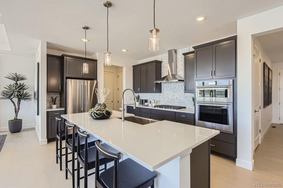 Furnished interior view inside a new home in , Parker (Image 5).
