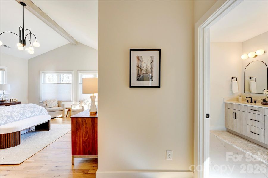 Furnished interior view inside a new home in , Charlotte (Image 16).