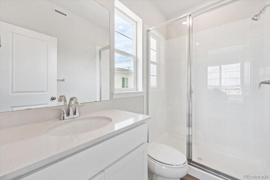 Furnished interior view inside a new home in The Contemporary Collection at Windler, Aurora (Image 8).