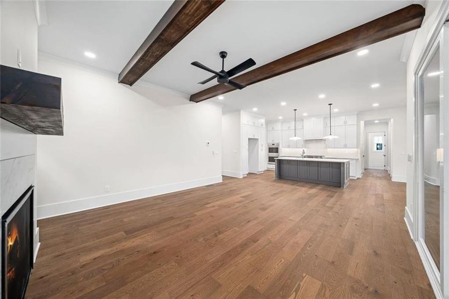 Spacious, unfurnished interior of a new home in , Atlanta (Image 125).