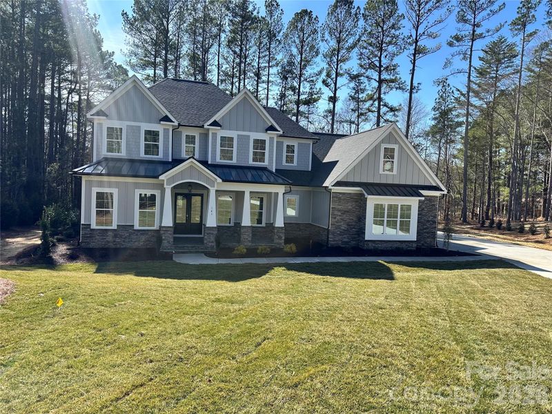Front exterior of a new home in , Salisbury, NC, highlighting curb appeal (Image 28).