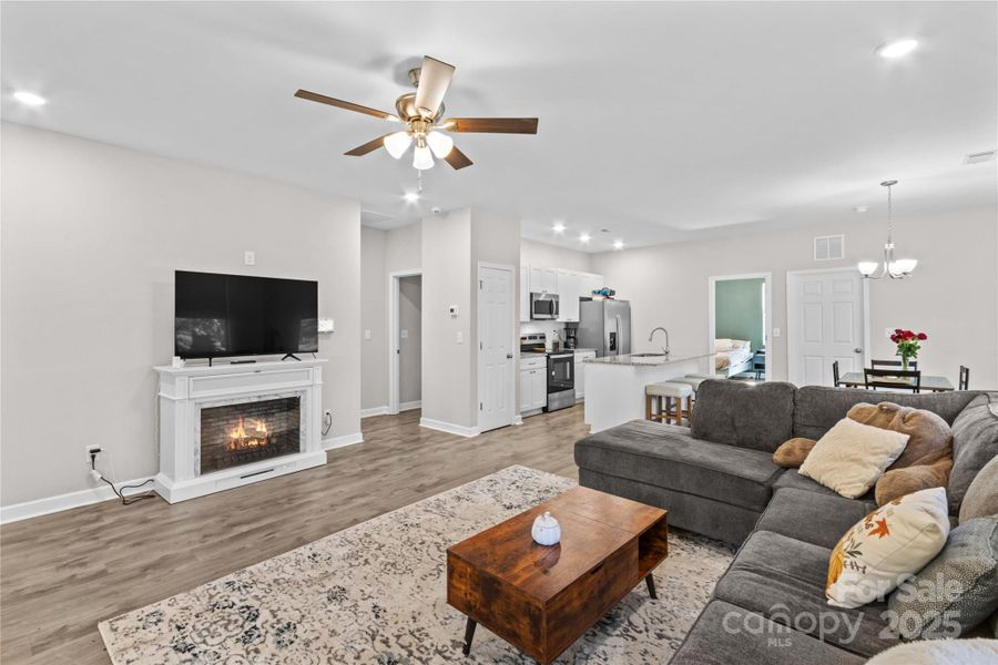 Furnished interior view inside a new home in , Statesville (Image 10).