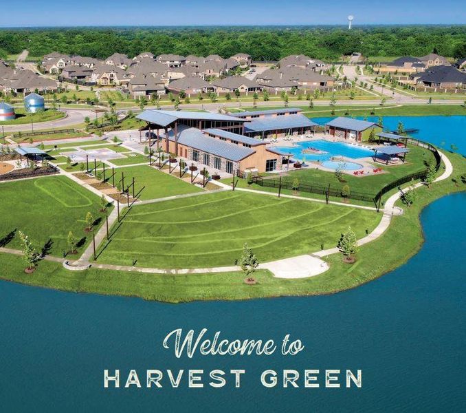 Newmark Homes new construction in award winning Agri-community Harvest Green a place where families can grow together!