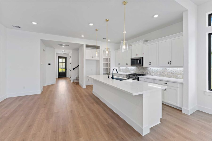 Furnished interior view inside a new home in Arabella on the Prairie, Richmond (Image 9).