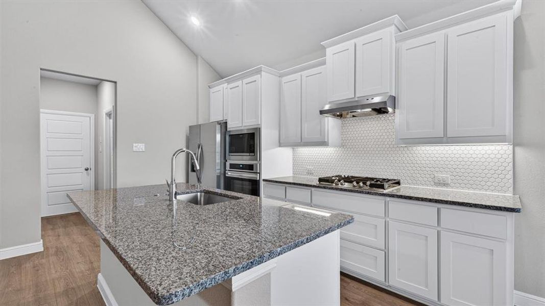 Furnished interior view inside a new home in Treeline, Justin (Image 6).