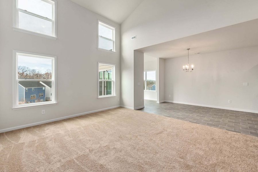 Family Room and Dining Room