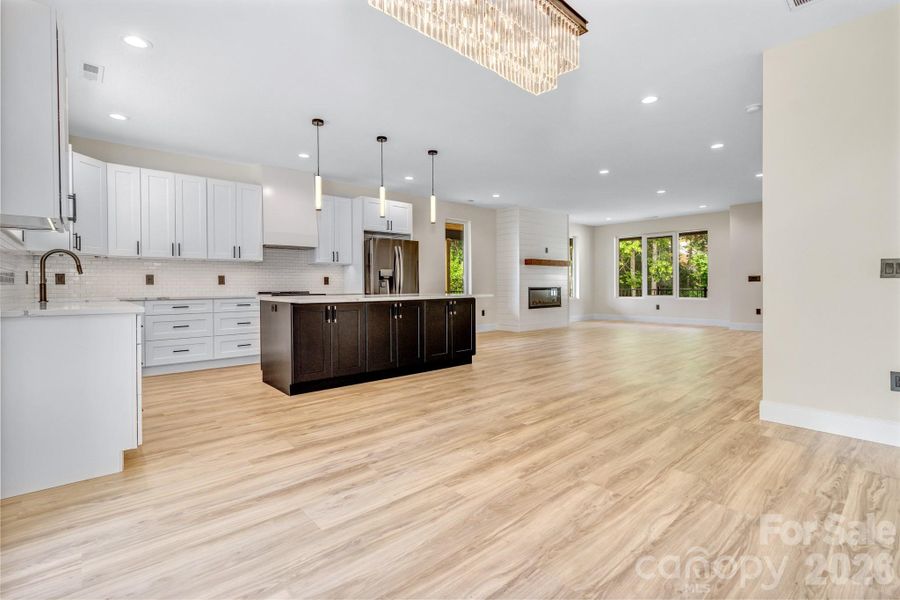 Furnished interior view inside a new home in , Hendersonville (Image 8).