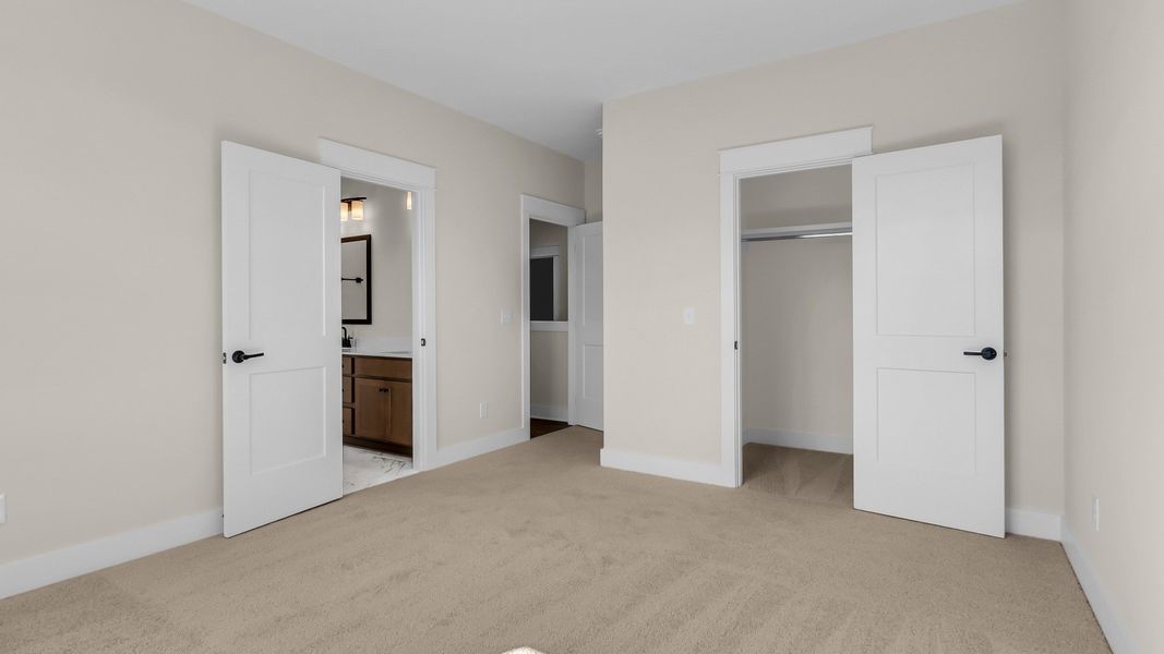 Secondary bedroom with en-suite bathroom (Representative of finished home)