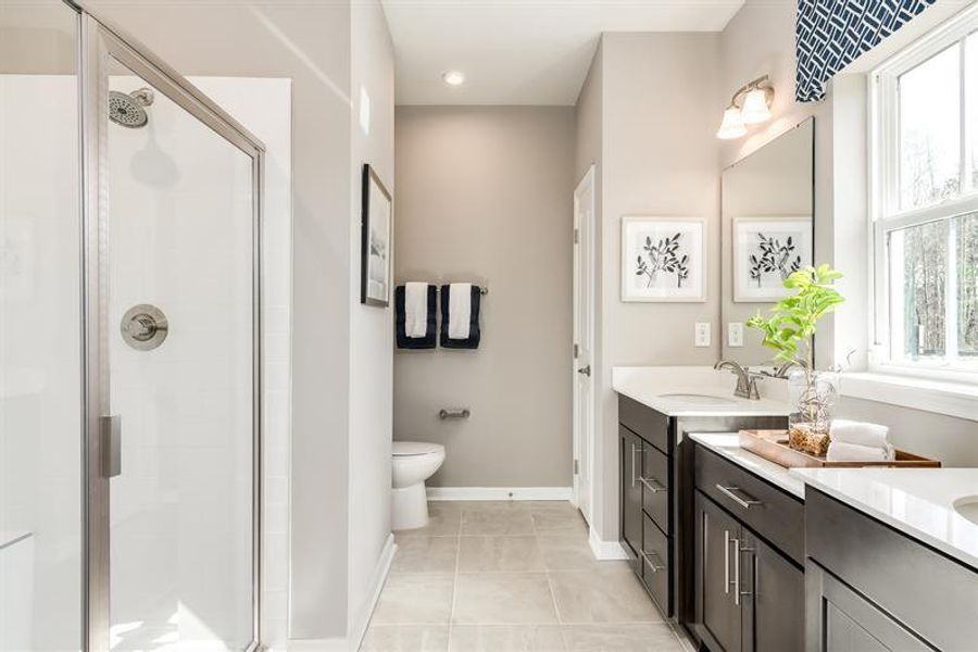 Furnished interior view inside a new home in Newberry 55+, McDonough (Image 7).