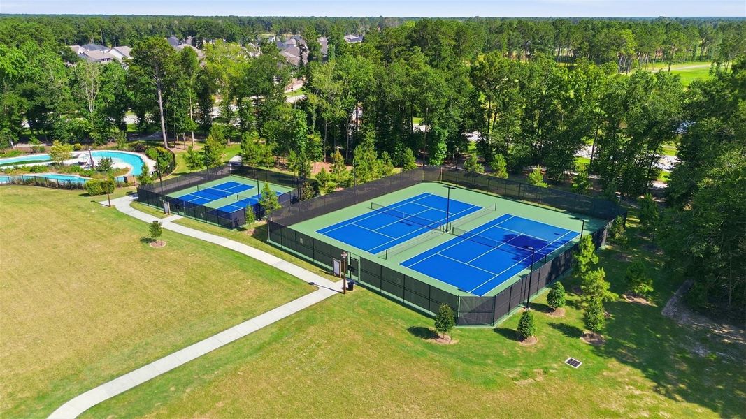 Residents enjoy access to tennis and pickleball courts, scenic walking trails, and thoughtfully designed outdoor spaces that encourage an active lifestyle. Residents enjoy access to tennis and pickleball courts, scenic walking trails, and thoughtfully designed outdoor spaces that encourage an active lifestyle.