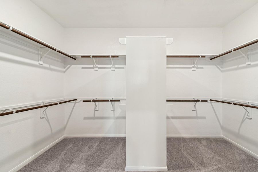Owner's suite walk-in closet