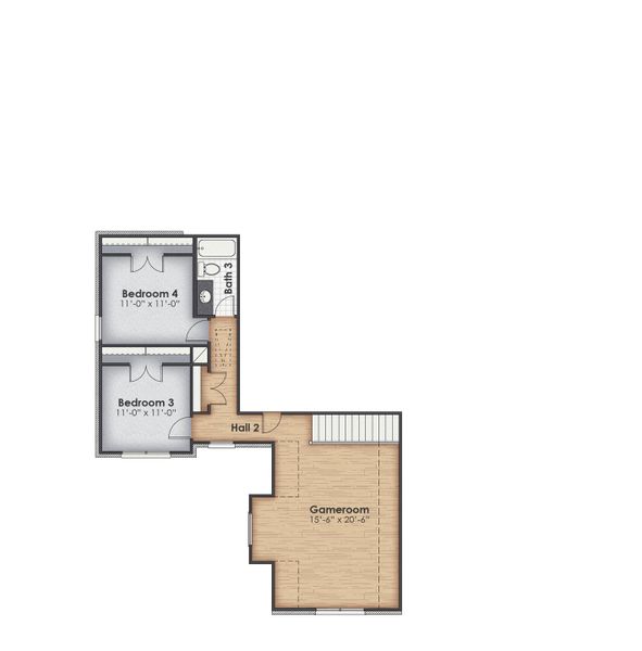 2D floor plan layout for the The Mansfield by Kenmark Homes in LeTara, Haslet, TX (Image 3). 2D floor plan layout for the The Mansfield by Kenmark Homes in LeTara, Haslet, TX (Image 3).