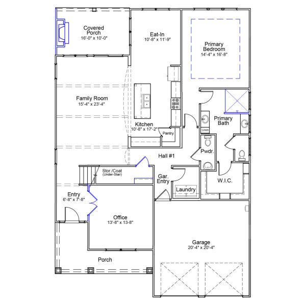2D floor plan layout of this home in Arcadia, Myrtle Beach, SC (Image 2).