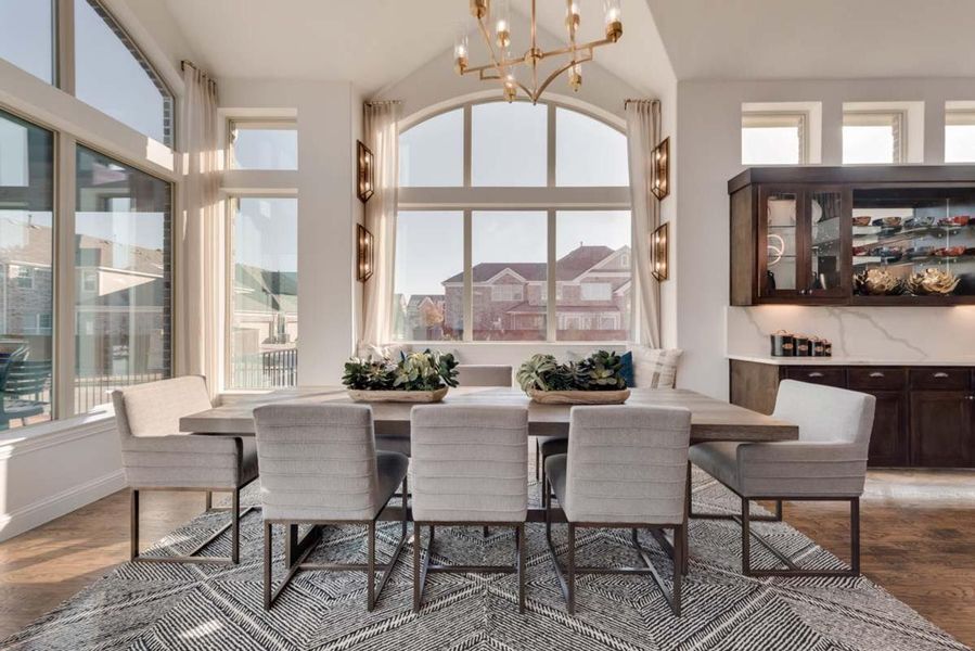 Representative furnished interior of a home built from the Lake Forest by Grand Homes in Grand Oaks, Celina (Image 11).