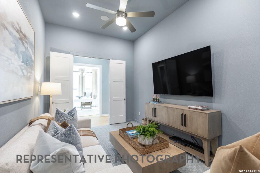 Furnished interior view inside a new home in The Ranches at Creekside, Boerne (Image 5).