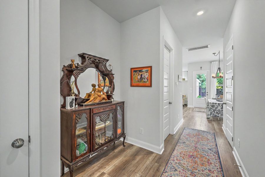 Furnished interior view inside a new home in Limehouse Village: Row Collection, Summerville (Image 13).