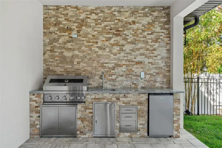 Exterior details and patio area of a home in , Winter Park (Image 3).