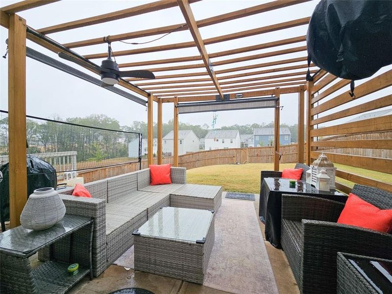 Exterior details and patio area of a home in , Braselton (Image 3).