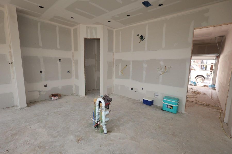In-progress construction of a new home in Retreat at Oak Park, Houston, TX (Image 6).