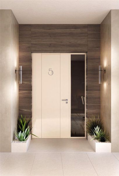 Furnished interior view inside a new home in , Hollywood (Image 14).