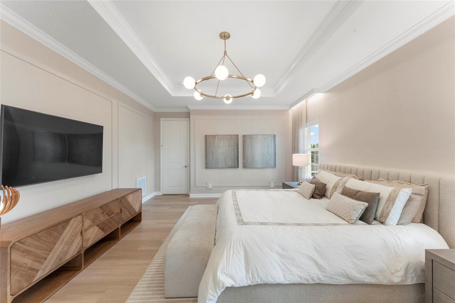 Furnished interior view inside a new home in Arden: The Waterford Collection, Loxahatchee (Image 25).