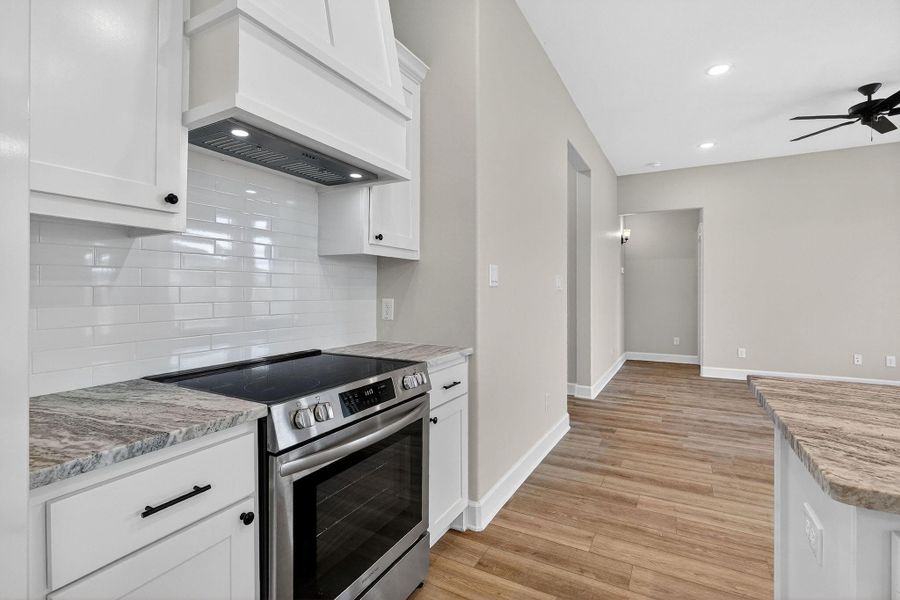 Furnished interior view inside a new home in , Snook (Image 12).