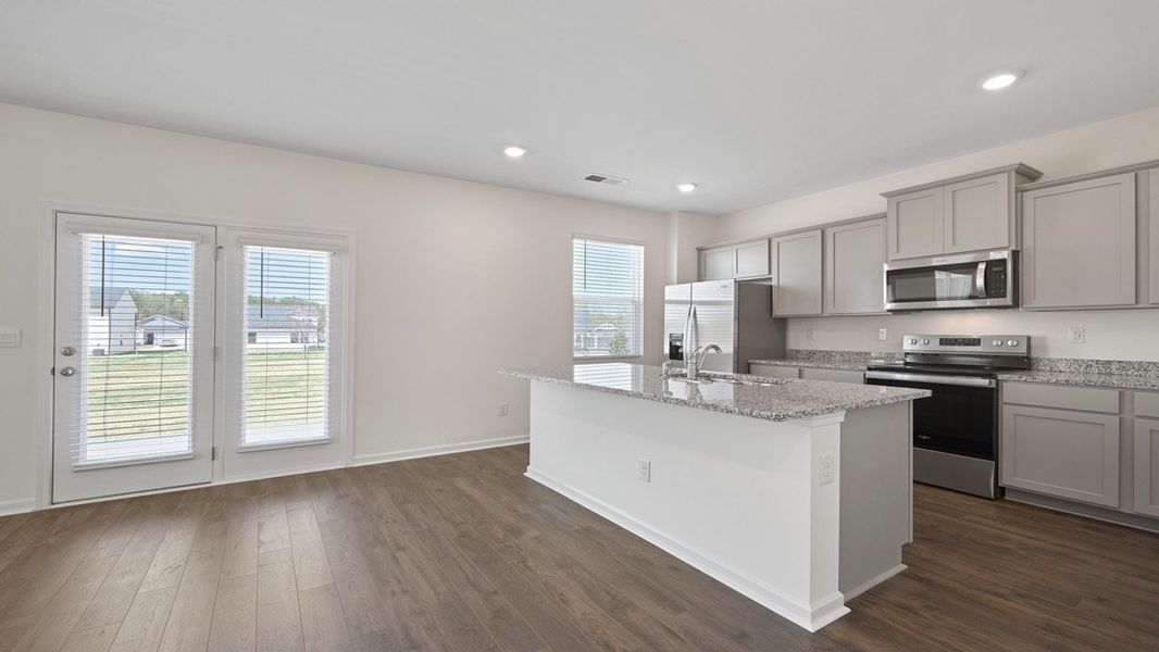 Furnished interior view inside a new home in Champion's Run, Lithonia (Image 7). Furnished interior view inside a new home in Champion's Run, Lithonia (Image 7).