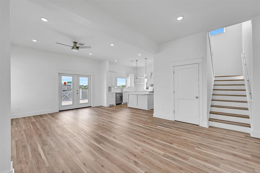 Spacious, unfurnished interior of a new home in , Galveston (Image 26). Spacious, unfurnished interior of a new home in , Galveston (Image 26).