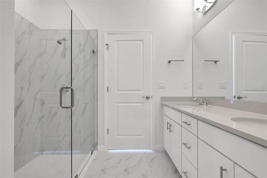 Furnished interior view inside a new home in Brystol North at Wylder, Port St. Lucie (Image 8).