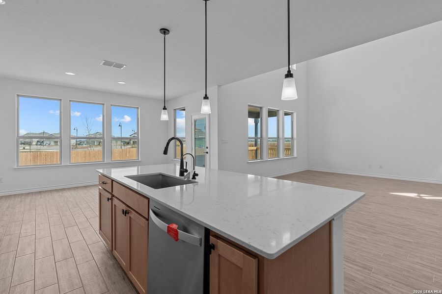 Furnished interior view inside a new home in Horizon Ridge, San Antonio (Image 5).