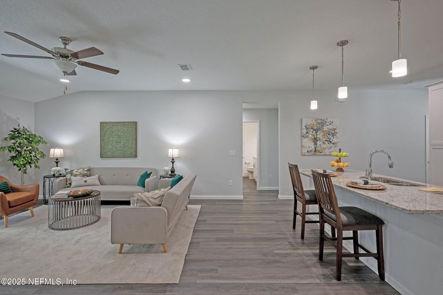 Furnished interior view inside a new home in , Jacksonville (Image 11).