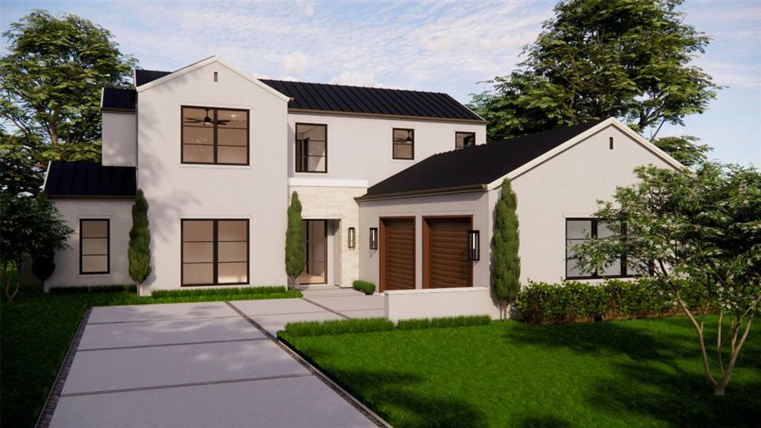 Front exterior of a new home in , Fort Worth, TX, highlighting curb appeal (Image 1).