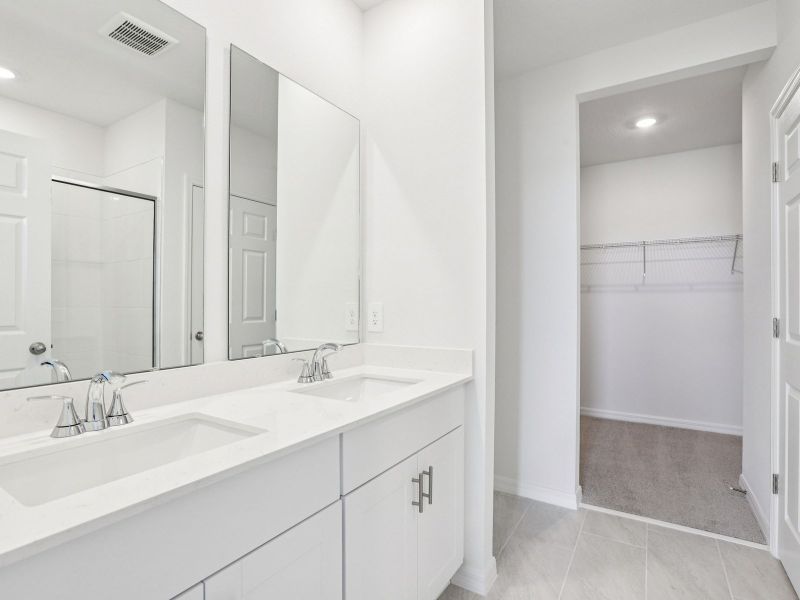 Furnished interior view inside a new home in Crosswinds - Classic Series, Haines City (Image 7).